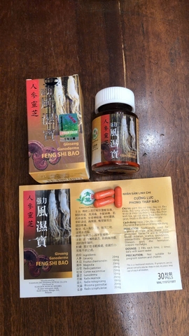 Nhân Sâm Linh Chi Cường Lực Phong Thấp Bảo Malaysia