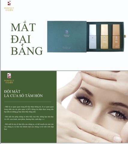 Bộ sản phẩm Phục hồi Thị Lực PERFECT VISION Mắt Đại Bàng