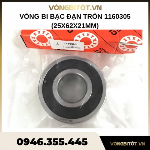 Vòng bi bạc đạn tròn 1160305 (25x62x21mm)