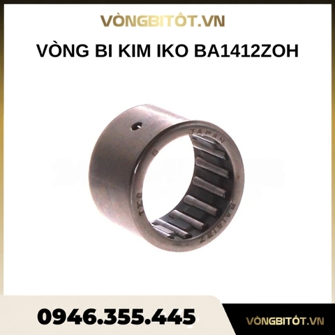 Vòng bi kim 7/8 x 1.1/8 inch (không nắp trong) IKO BA1412ZOH