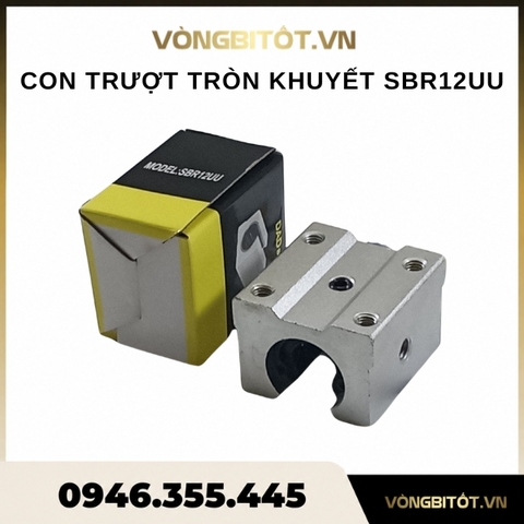 Con trượt tròn khuyết SBR12UU