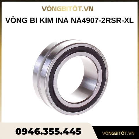 Vòng bi kim gia công phớt nhựa PP 35x55x21mm INA NA4907-2RSR-XL