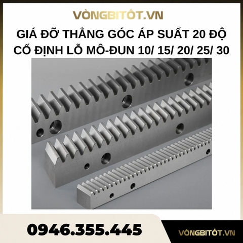 Giá đỡ thẳng góc áp suất 20 độ cố định lỗ mô-đun 10/ 15/ 20/ 25/ 30