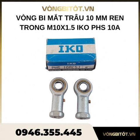 Vòng bi mắt trâu 10 mm ren trong M10x1.5 IKO PHS 10A