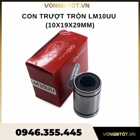 Con Trượt Tròn LM10UU | 10x19x29 mm