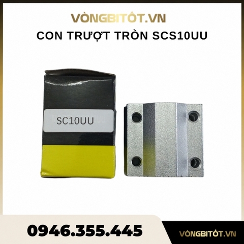 Con trượt tròn SCS10UU (Hộp kín Ф10)
