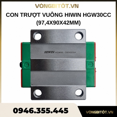 Con trượt vuông HIWIN HGW30CC (97,4x90x42mm)