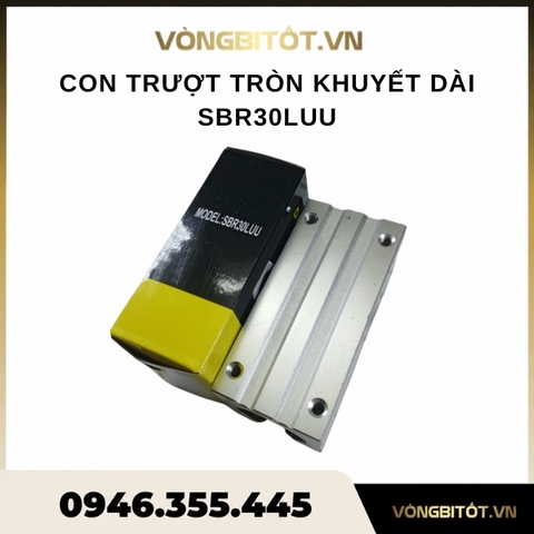 Con trượt tròn khuyết dài SBR30LUU