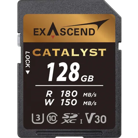 Thẻ nhớ SD Exascend Catalyst 128GB V30 UHS-I - 180MB/s
