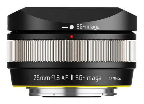 SG image AF 25mm f/1.8 for Fuji - Sony - Nikon Z