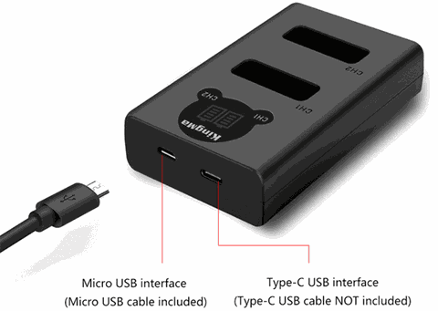 Bộ pin sạc Kingma DB-110 cho Ricoh, Mới 100%