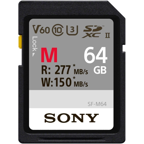 Thẻ nhớ SDXC Sony 64GB 277Mb/150Mb/s (SF-M64/T2)