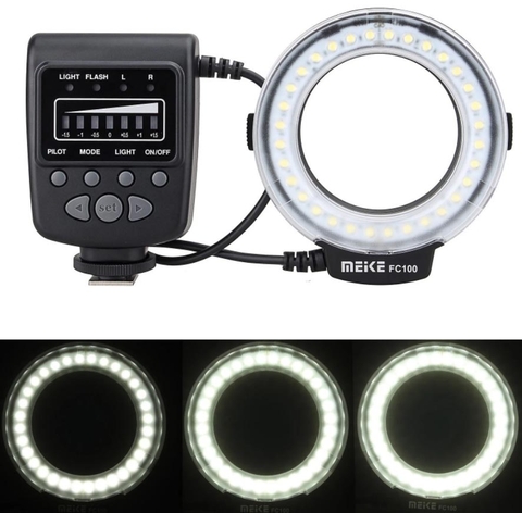 Đèn Meike MK-FC100 LED Macro Ring Flash Light