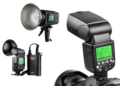 Đèn Flash GODOX V860II kèm sạc và pin Lithium cho Canon / Nikon / Sony