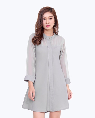 Cách mặc đầm suông công sở đẹp hoàn hảo
