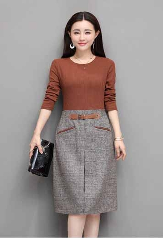 Kinh nghiệm lựa chọn đầm phối 2 màu cách điệu