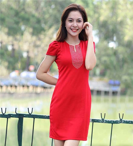 Mẫu đầm chữ A công sở đẹp giá tốt nhất cho cô nàng yêu thời trang