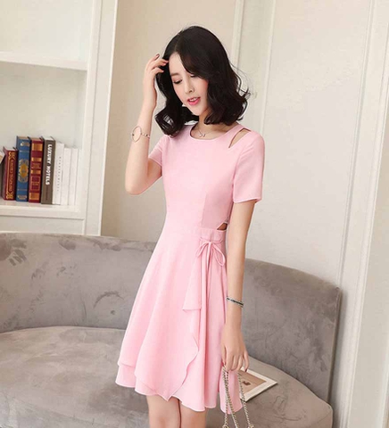 Một số mẫu đầm công sở dáng xòe đẹp mùa thu đông