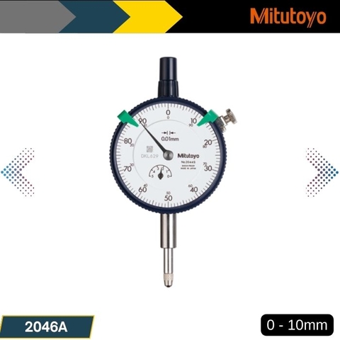 Đồng hồ so cơ khí Mitutoyo 2046A (0-10mm / Lug Back)