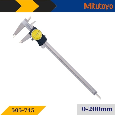 Thước cặp đồng hồ Mitutoyo 505-745 (0 - 300mm)