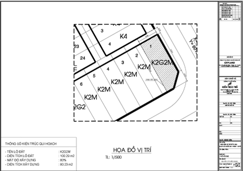 Mẫu K2G2M (100.29m2)