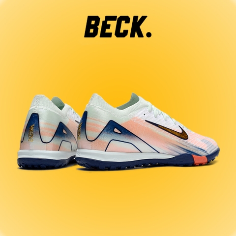 Giày Bóng Đá Trẻ Em Nike Mercurial Vapor 16 Elite MDS009 Xám Xanh Cam Cổ Lửng TF