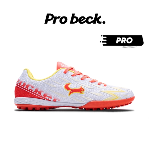 Giày Bóng Đá Zocker Inspire PRO II Trắng Đỏ Vàng TF