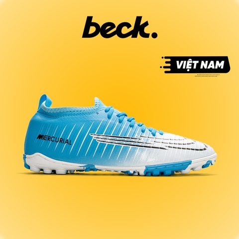 Giày Bóng Đá VN Mercurial Vapor 11 TF TPU -  Xanh Nhạt