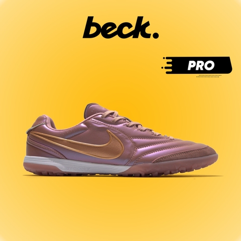 Giày Bóng Đá Nike Tiempo Ligera Pro Nâu Ánh Kim TF