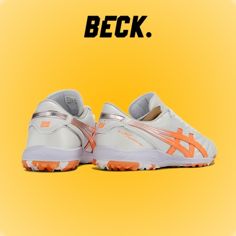 Giày Bóng Đá Asics C3 Trắng Cam TF