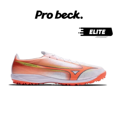 GIÀY BÓNG ĐÁ MIZUNO α III ELITE AS TF - P1GD266254 - TRẮNG/CAM
