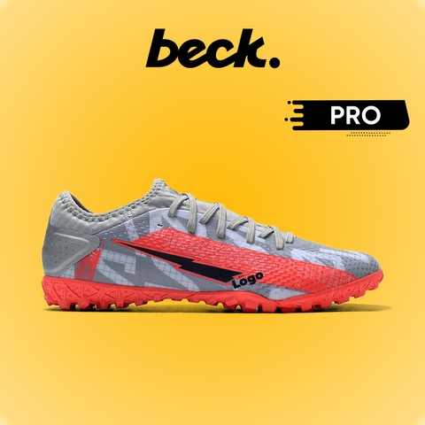 Giày Bóng Đá Mercurial Vapor 13 Pro Xám Hồng Vạch Đen Cổ Lửng HQ TF