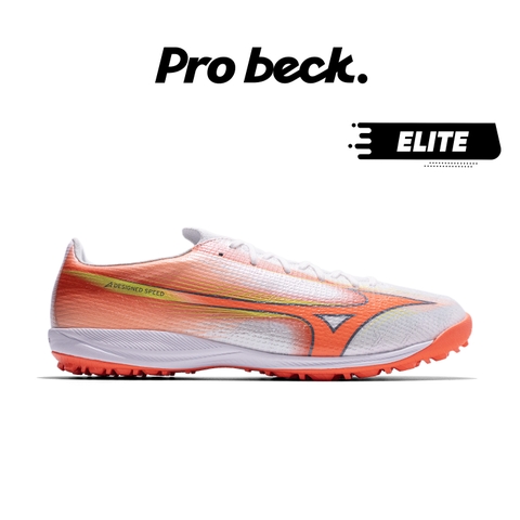 GIÀY BÓNG ĐÁ MIZUNO α III ELITE AS TF - P1GD266254 - TRẮNG/CAM
