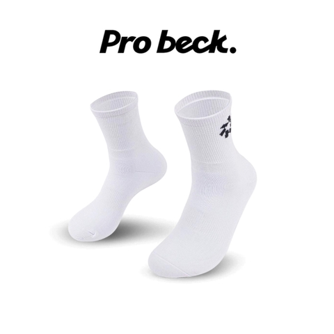 Tất Bóng Đá Cổ Trung 2 lớp Jogarbola - Trắng