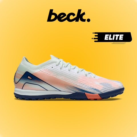 Giày Bóng Đá Mercurial Vapor 16 Elite MDS009 Xám Xanh Cam Cổ Lửng TF
