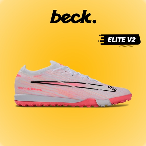 Giày Bóng Đá Mercurial Vapor 16 Elite V2 Trắng Hồng Cổ Lửng TF