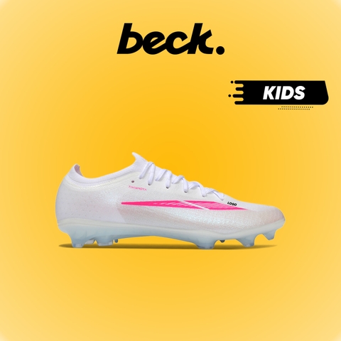 Giày Bóng Đá Trẻ Em Mercurial Vapor 17 Elite Trắng Vạch Hồng Cổ Lửng HQ FG