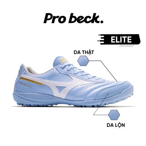 GIÀY BÓNG ĐÁ MIZUNO MORELIA SALA ELITE TF - Q1GB261225 - XANH/TRẮNG