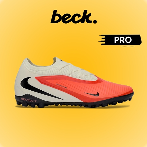 Giày Bóng Đá Nike Phantom 6 Pro Đỏ Gót Trắng Cổ Lửng TF