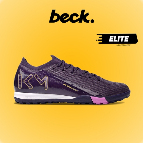 Giày Bóng Đá Nike Mercurial Vapor 16 Elite Mbappe Tím Vàng Gold Cổ Lửng TF