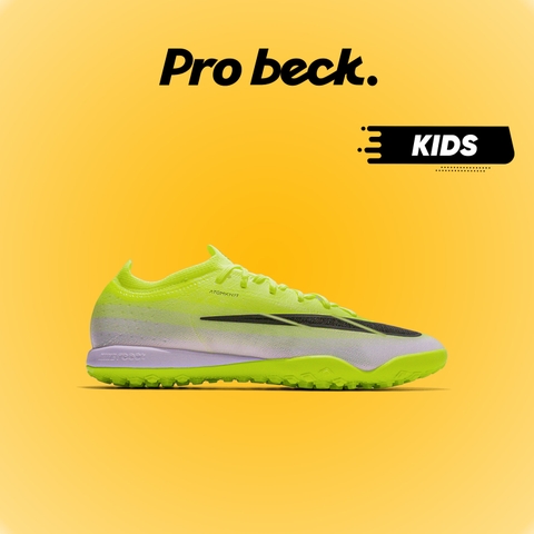 Giày Bóng Đá Trẻ Em Mercurial Vapor 17 Elite Xanh Neon Trắng Cổ Lửng HQ TF