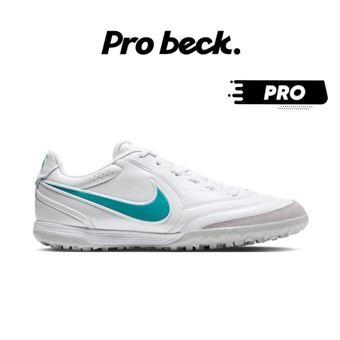 GIÀY BÓNG ĐÁ NIKE TIEMPO LIGERA PRO TF - IB4477-102 - TRẮNG/XANH MIT