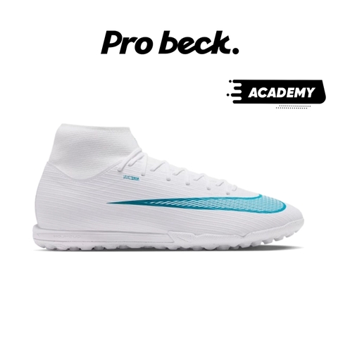 GIÀY BÓNG ĐÁ NIKE MERCURIAL SUPERFLY 10 ACADEMY TF - IO1494-102 - TRẮNG/XANH MINT
