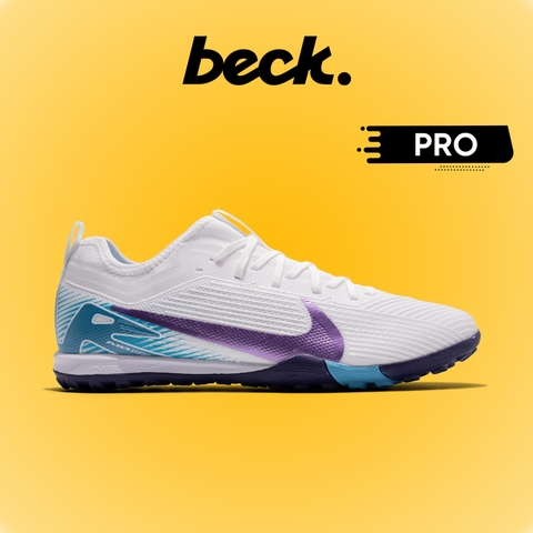 Giày Bóng Đá Nike Mercurial Vapor 16 Pro 2025 Hologram Trắng Xanh Cổ Lửng HQ TF