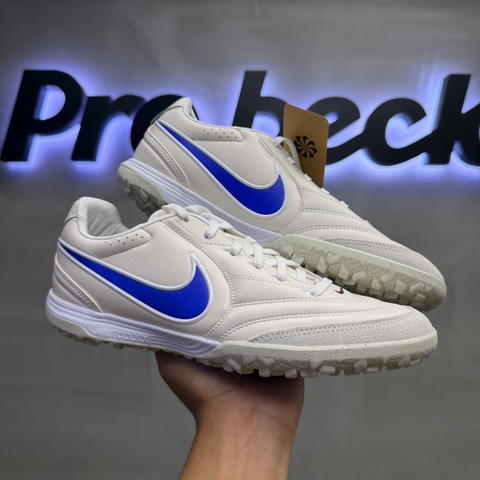 GIÀY BÓNG ĐÁ NIKE TIEMPO LIGERA PRO TF - IB4477-100 - TRẮNG/XANH BIỂN