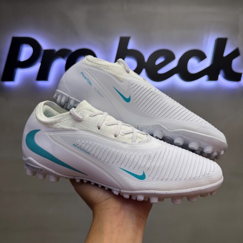 GIÀY BÓNG ĐÁ NIKE PHANTOM 6 PRO LOW TF - HJ4123-102 - TRẮNG/XANH MINT