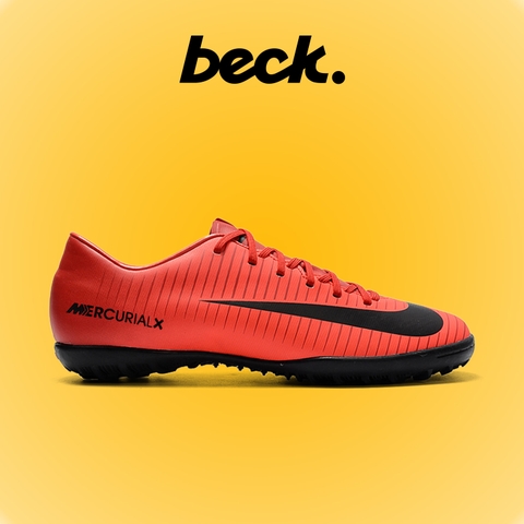 Giày Bóng Đá Nike Mercurial Vic 6 Đỏ Lưỡi Gà Liền TF