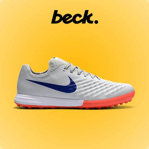 Giày Bóng Đá Nike Magista Finale Trắng Cam Cổ Lửng TF