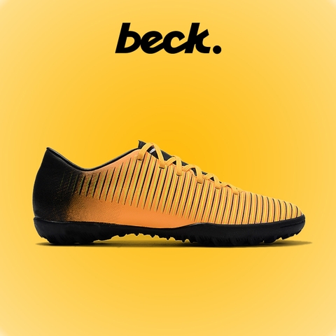 Giày Bóng Đá Nike Mercurial Vic 6 Vàng Đen Lưỡi Gà Liền TF