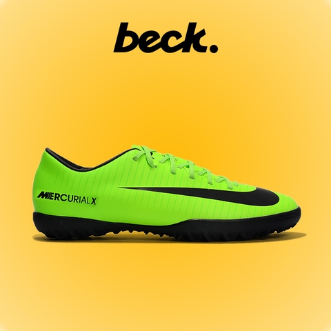Giày Bóng Đá Nike Mercurial Vic 6 Xanh Lá Lưỡi Gà Liền TF